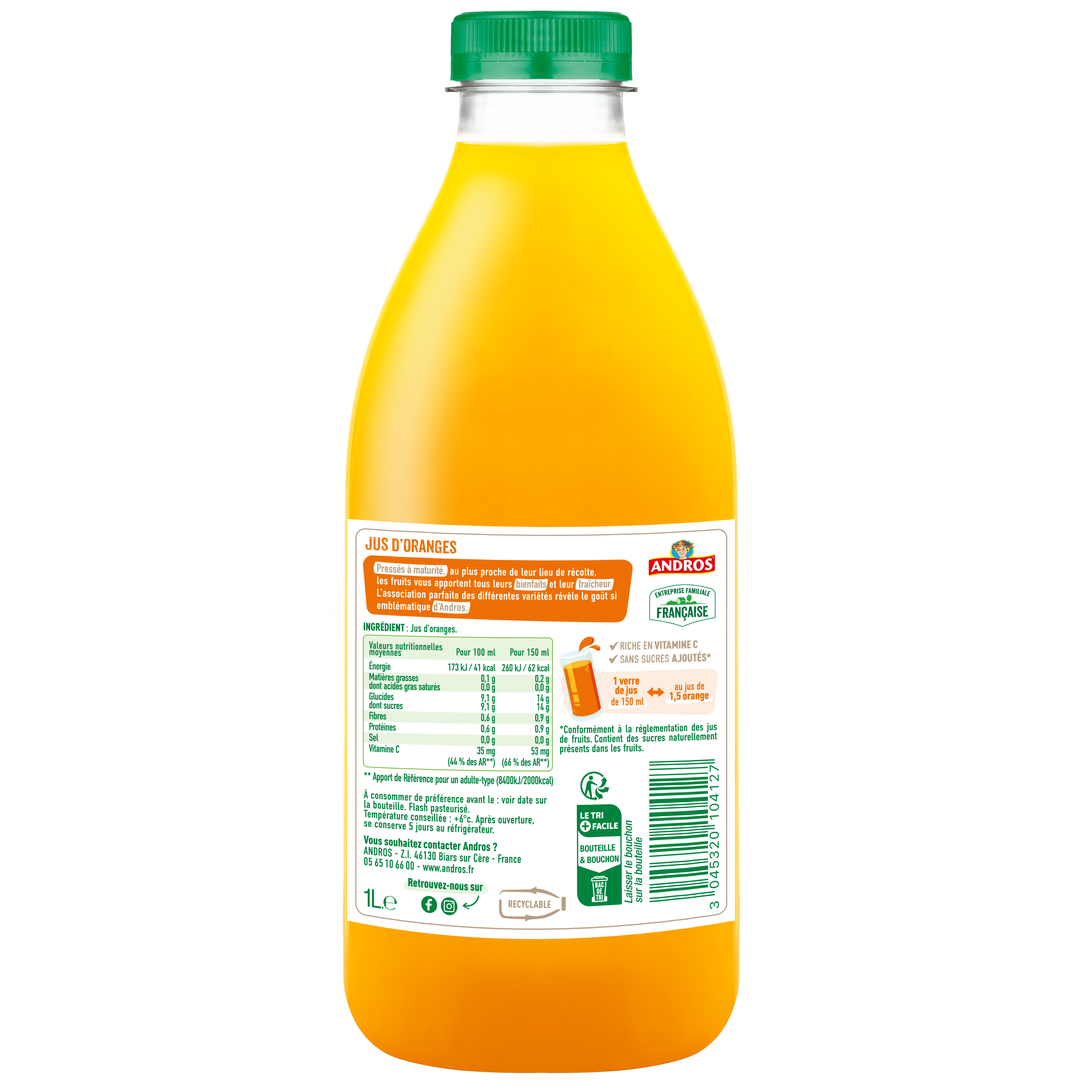 Jus d'Oranges 1L