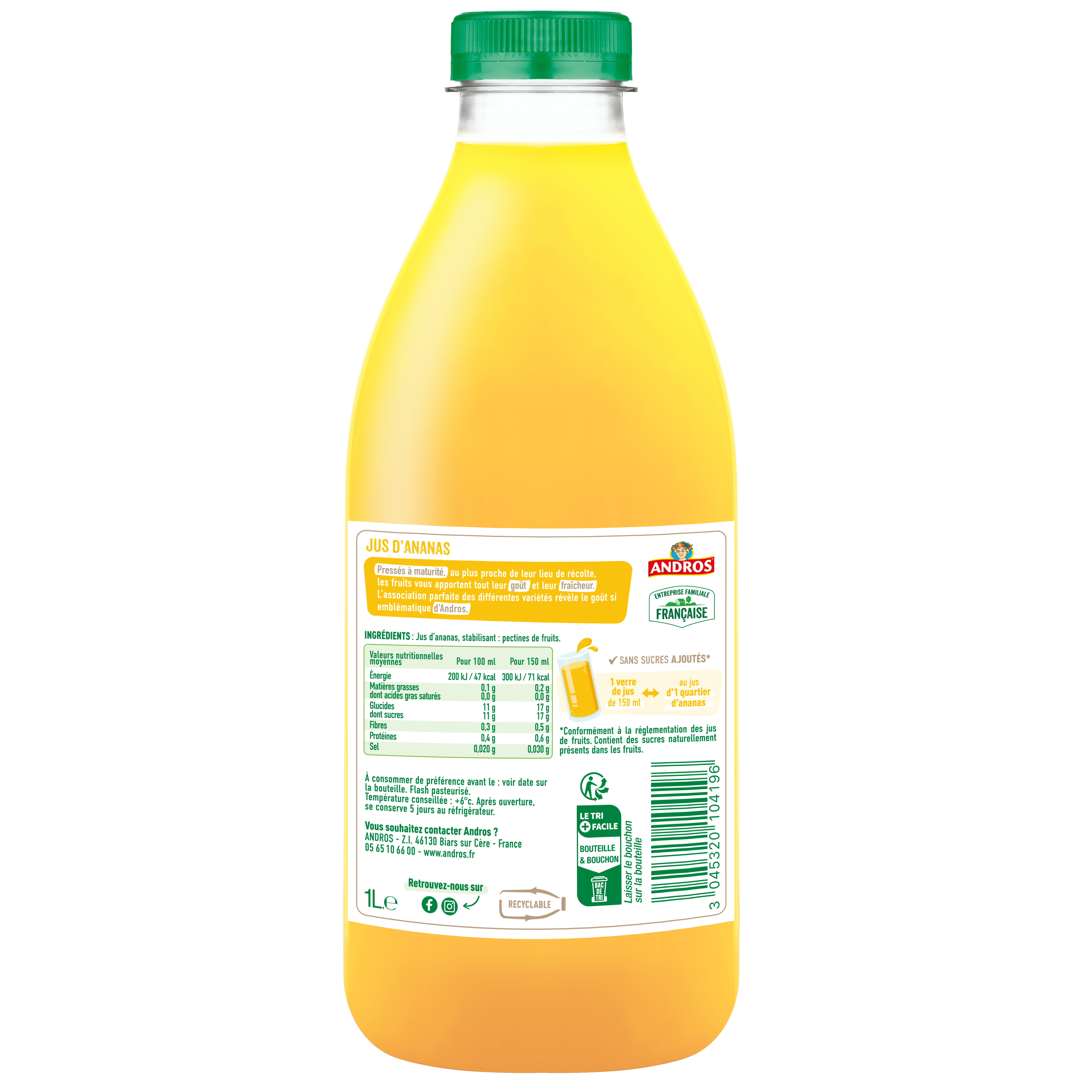 Jus d'Ananas 1L