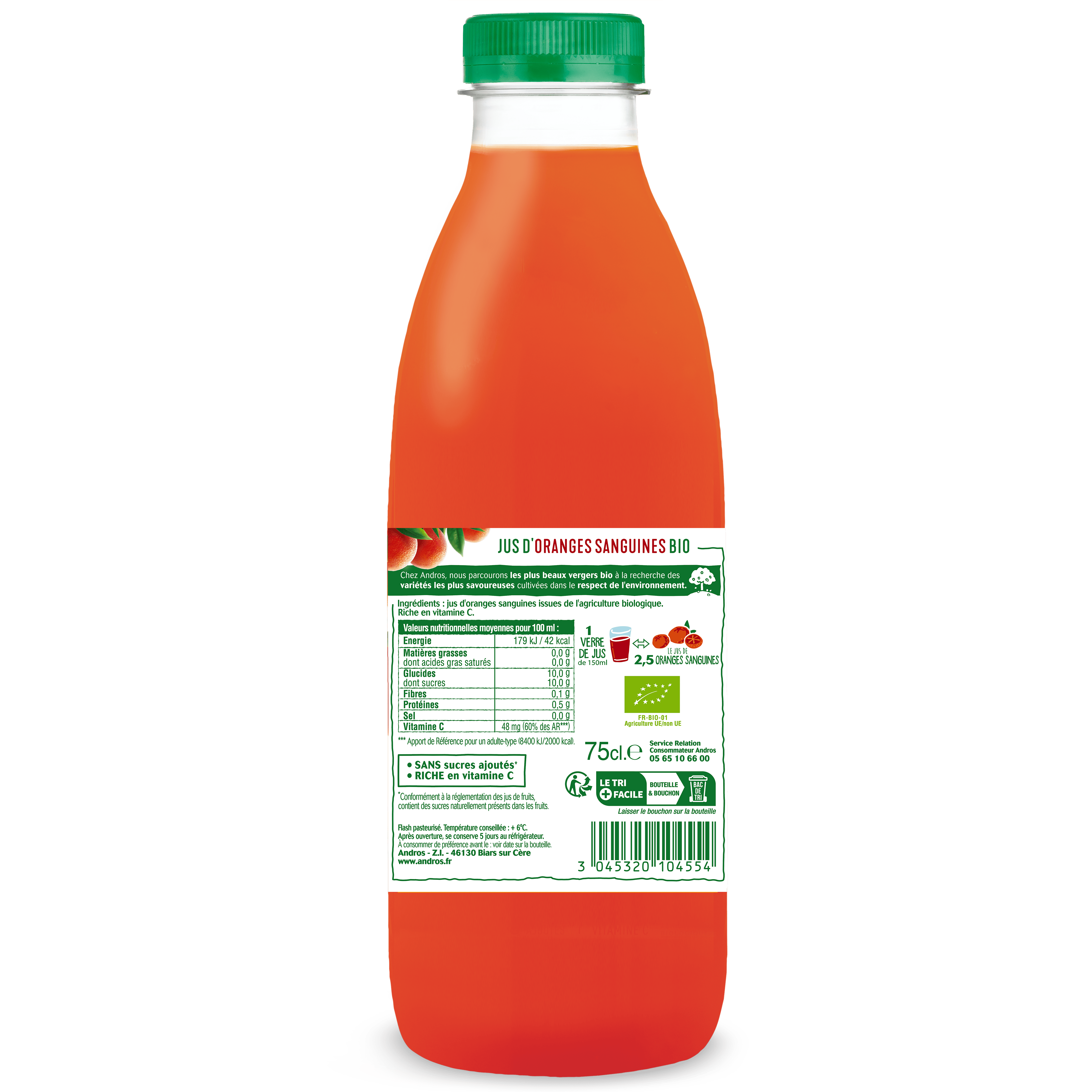 Jus d'Oranges Sanguines bio