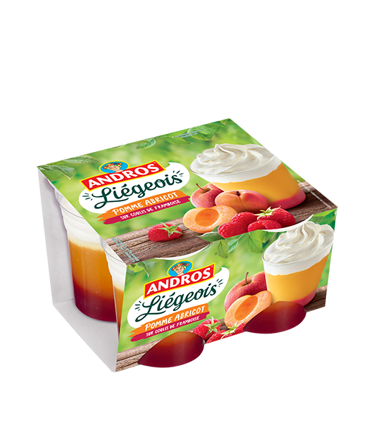 ANDROS - Compote de Fruit - Gourde Recyclable - Sans Sucre Ajouté