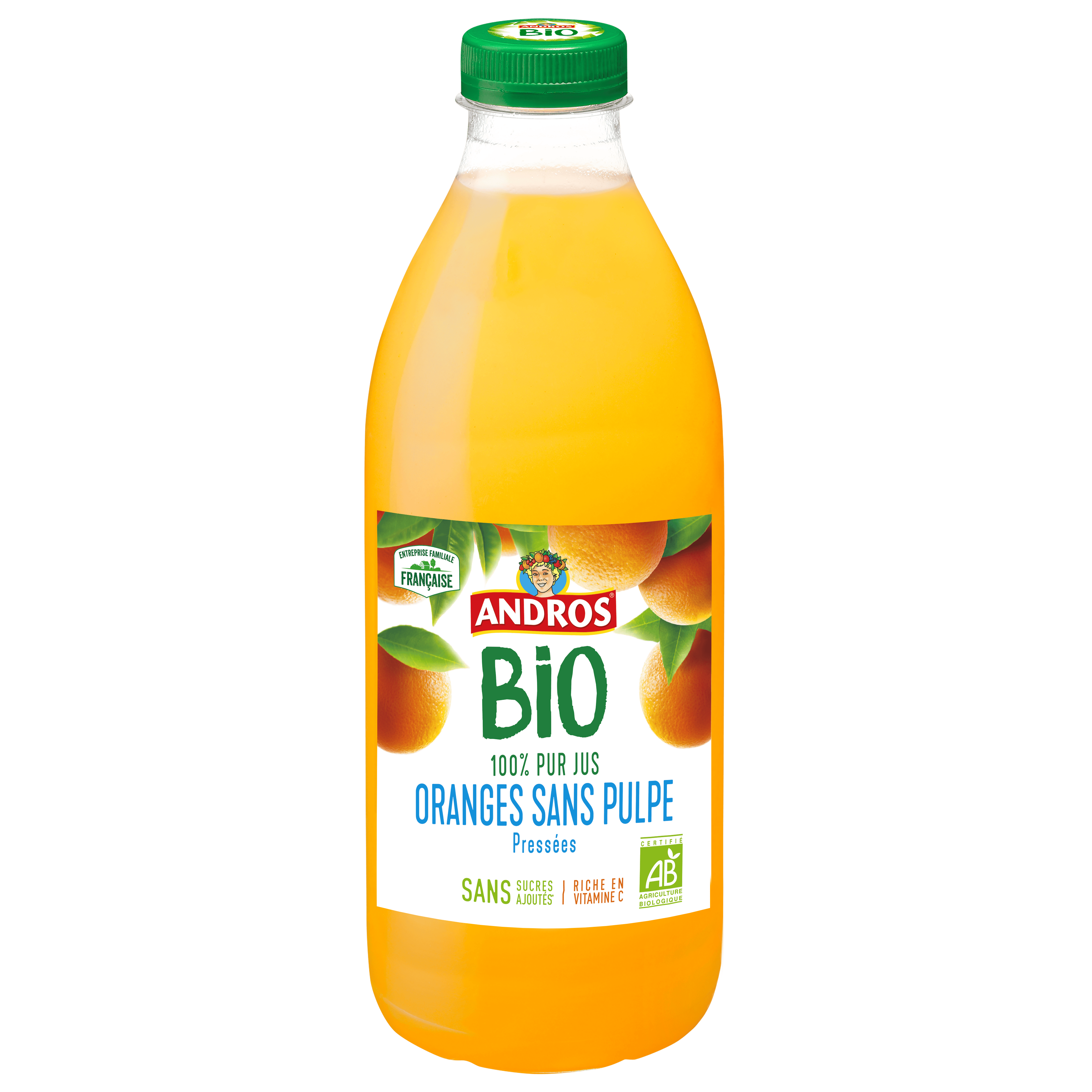 Jus d'Oranges bio sans pulpe