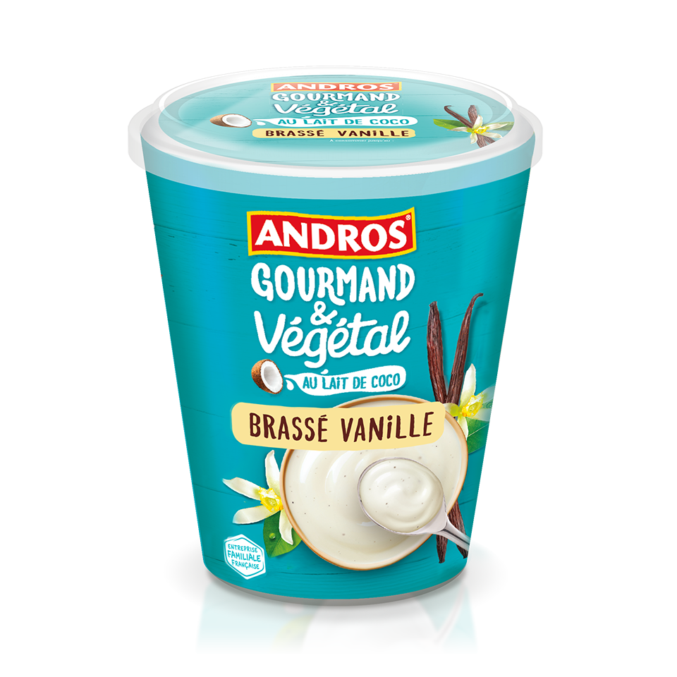 Brassé Vanille 400g Andros Gourmand & Végétal