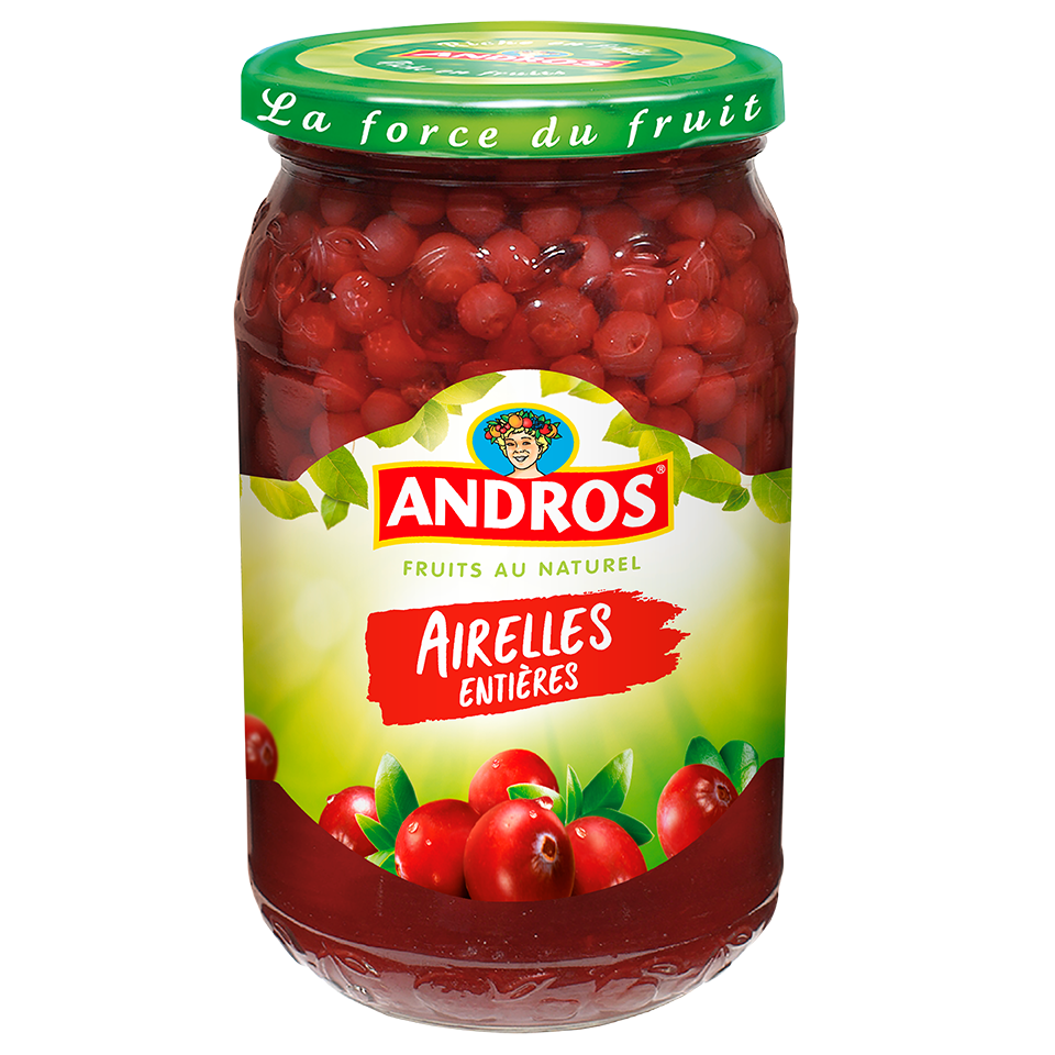 1 pot de confiture d'airelles rouges suédoises, baies d'airelles