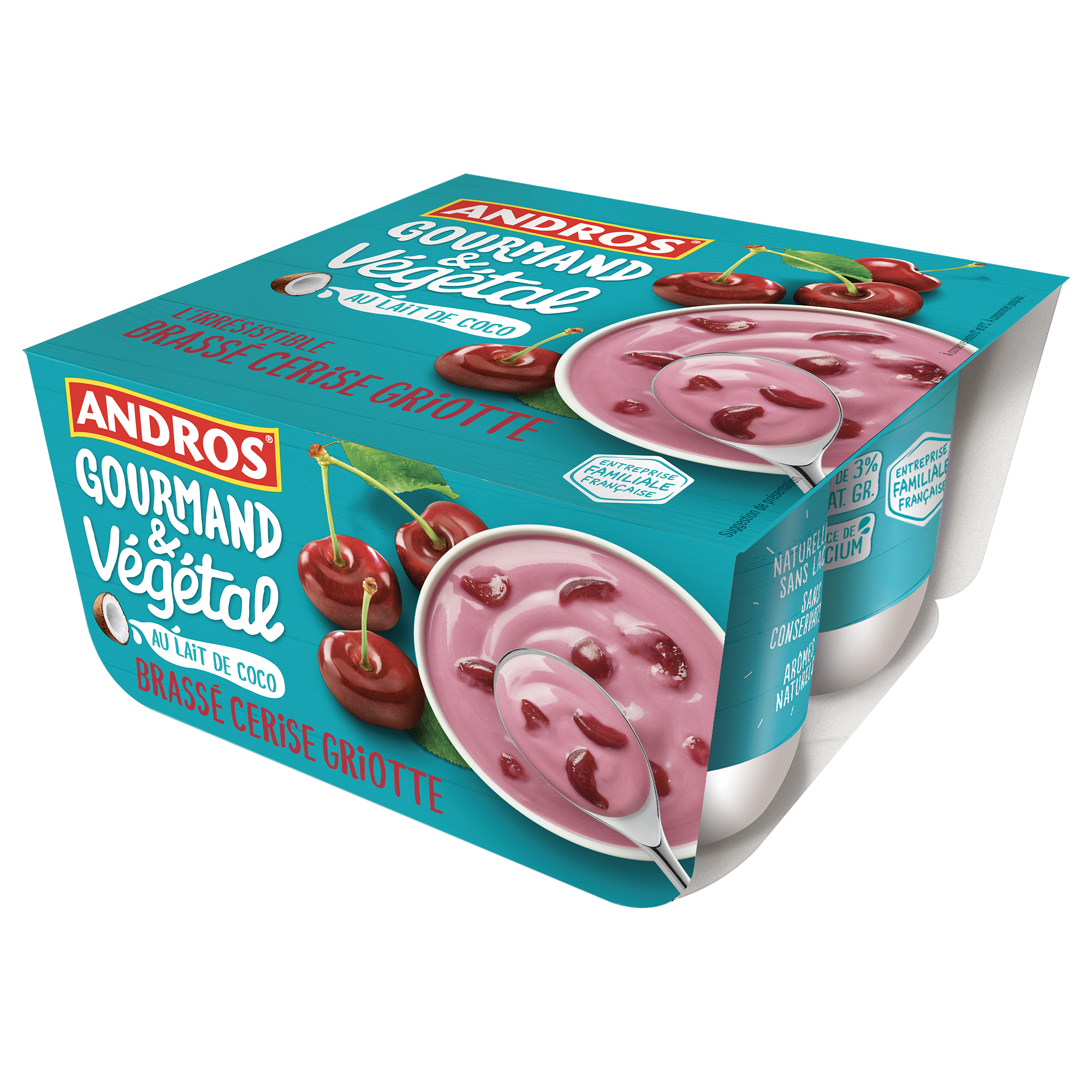 Brassé cerise griotte Andros Gourmand & Végétal