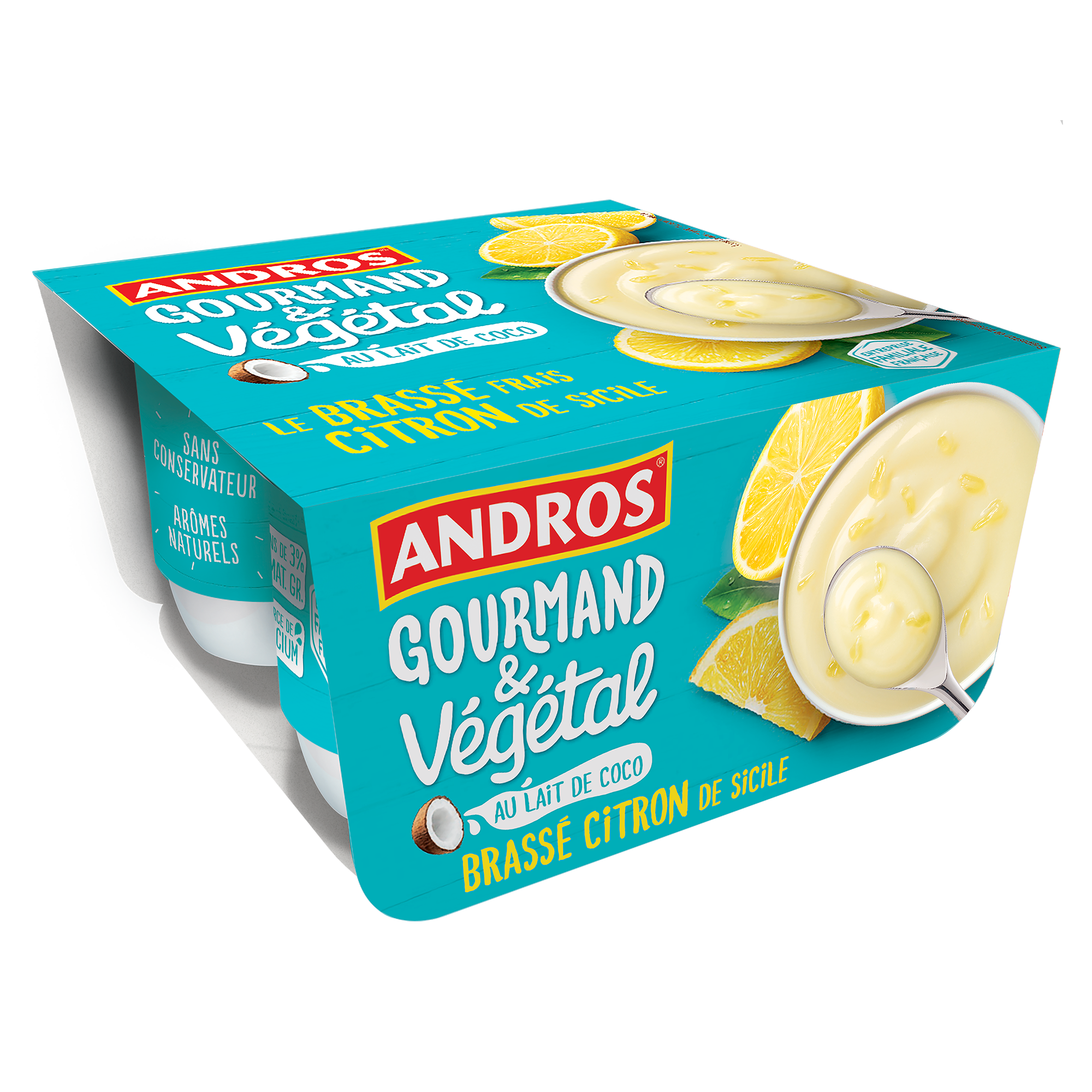 Brassé citron Andros Gourmand & Végétal
