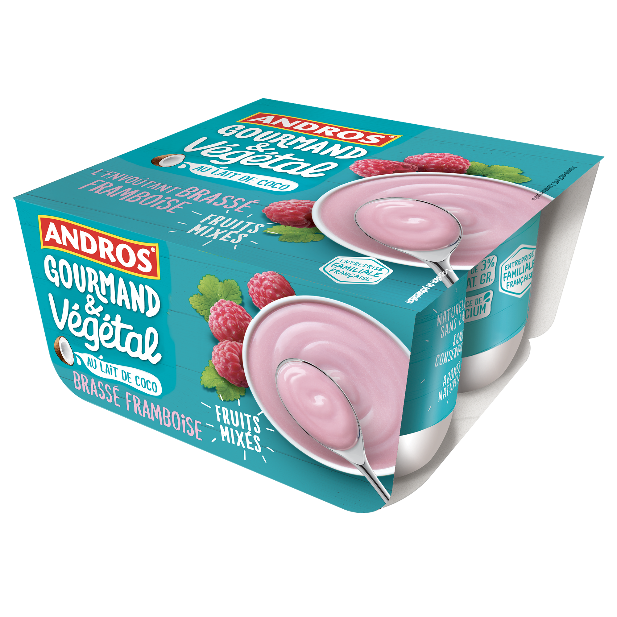 Brassé framboise Andros Gourmand & Végétal