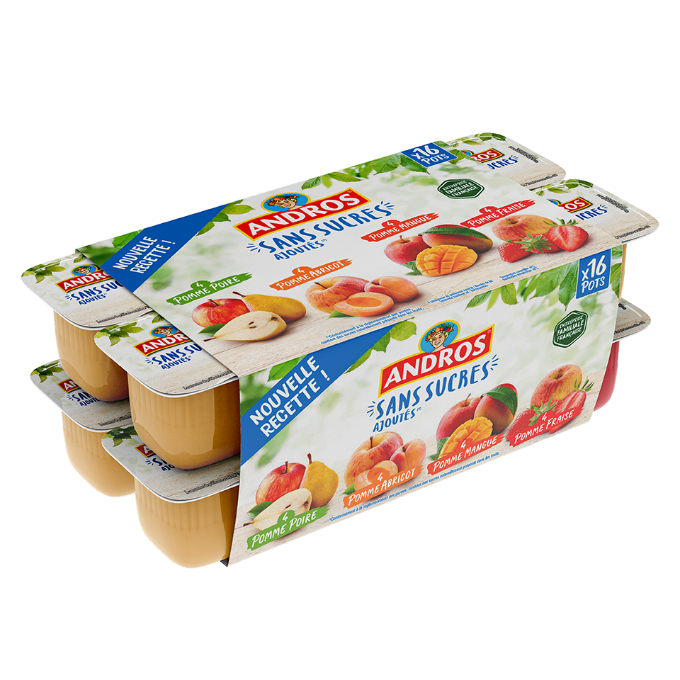 Compote multifruits sans sucres ajoutés POM'POTES