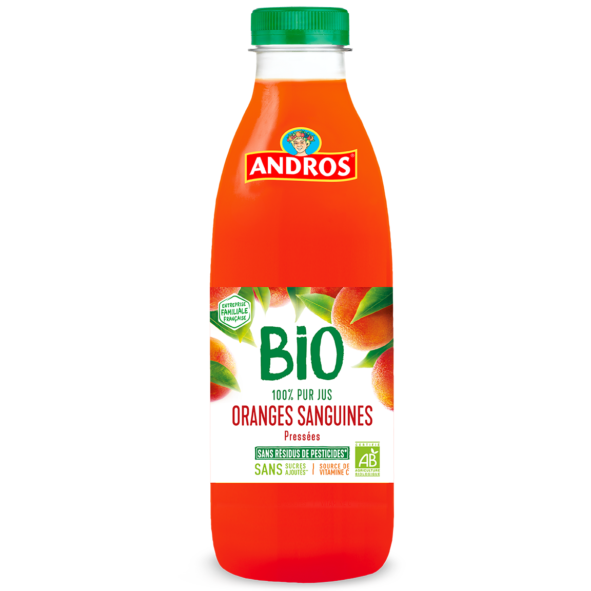 Jus bio oranges sanguines