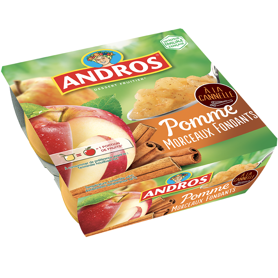 Compote de pommes en morceaux Andros - Simply Gourmet