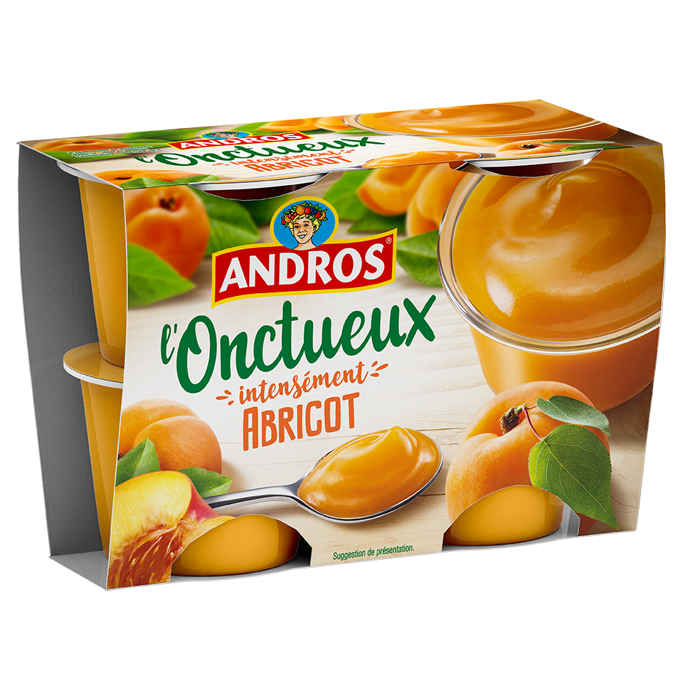 Dessert fruitier Onctueux abricot X 4