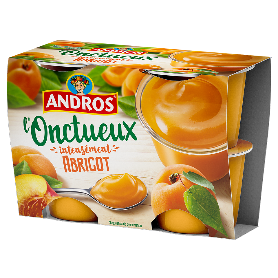 Dessert fruitier Onctueux abricot X 4