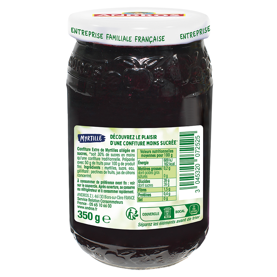 Confiture de myrtille