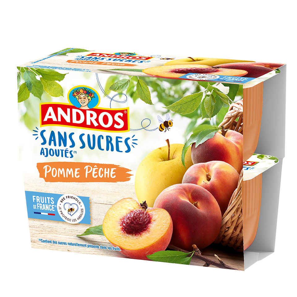 Sans sucres ajoutés Pomme Pruneau – Andros