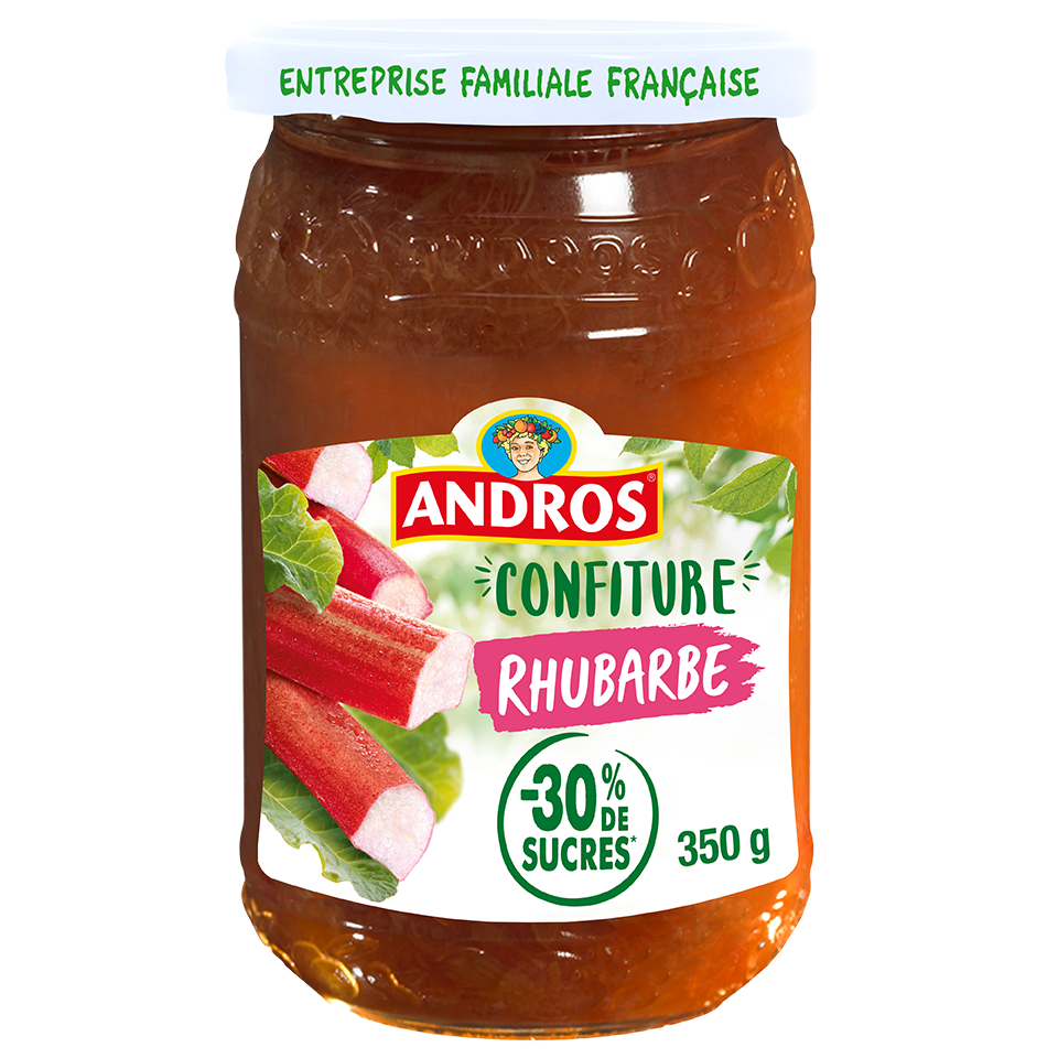 Achat Bonne Maman Confiture de rhubarbe intense allégée en sucres