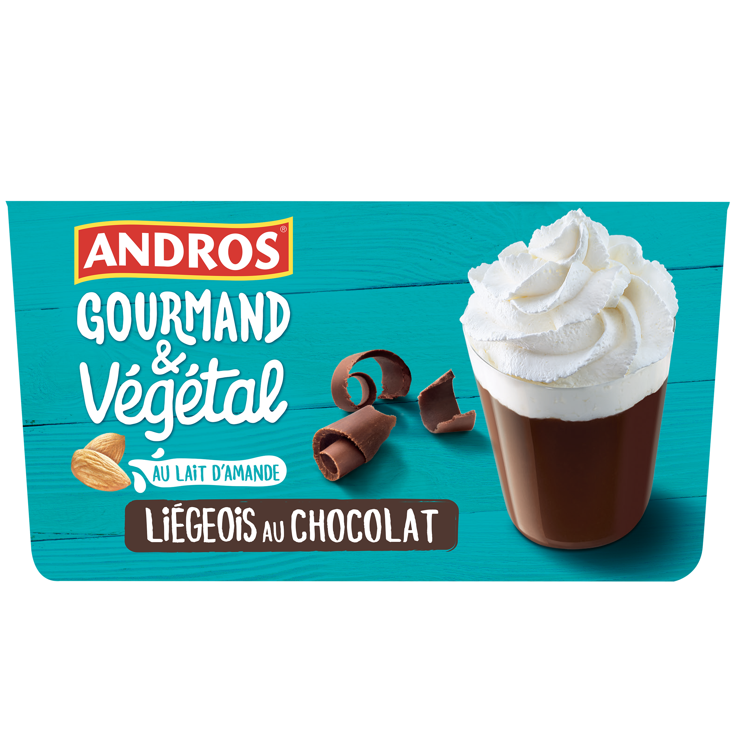 Liégeois au chocolat Andros Gourmand & Végétal