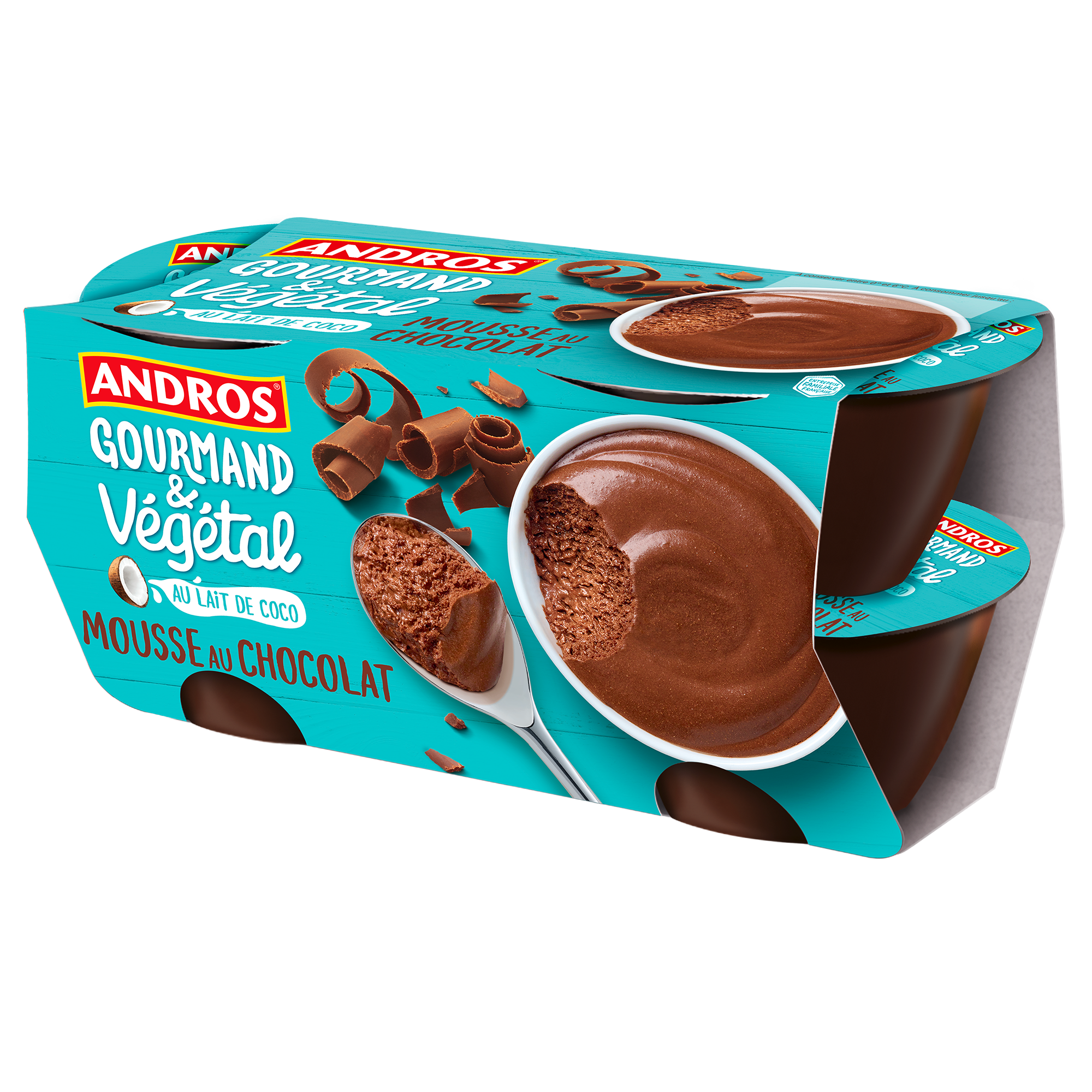 Mousse au chocolat Andros Gourmand & Végétal