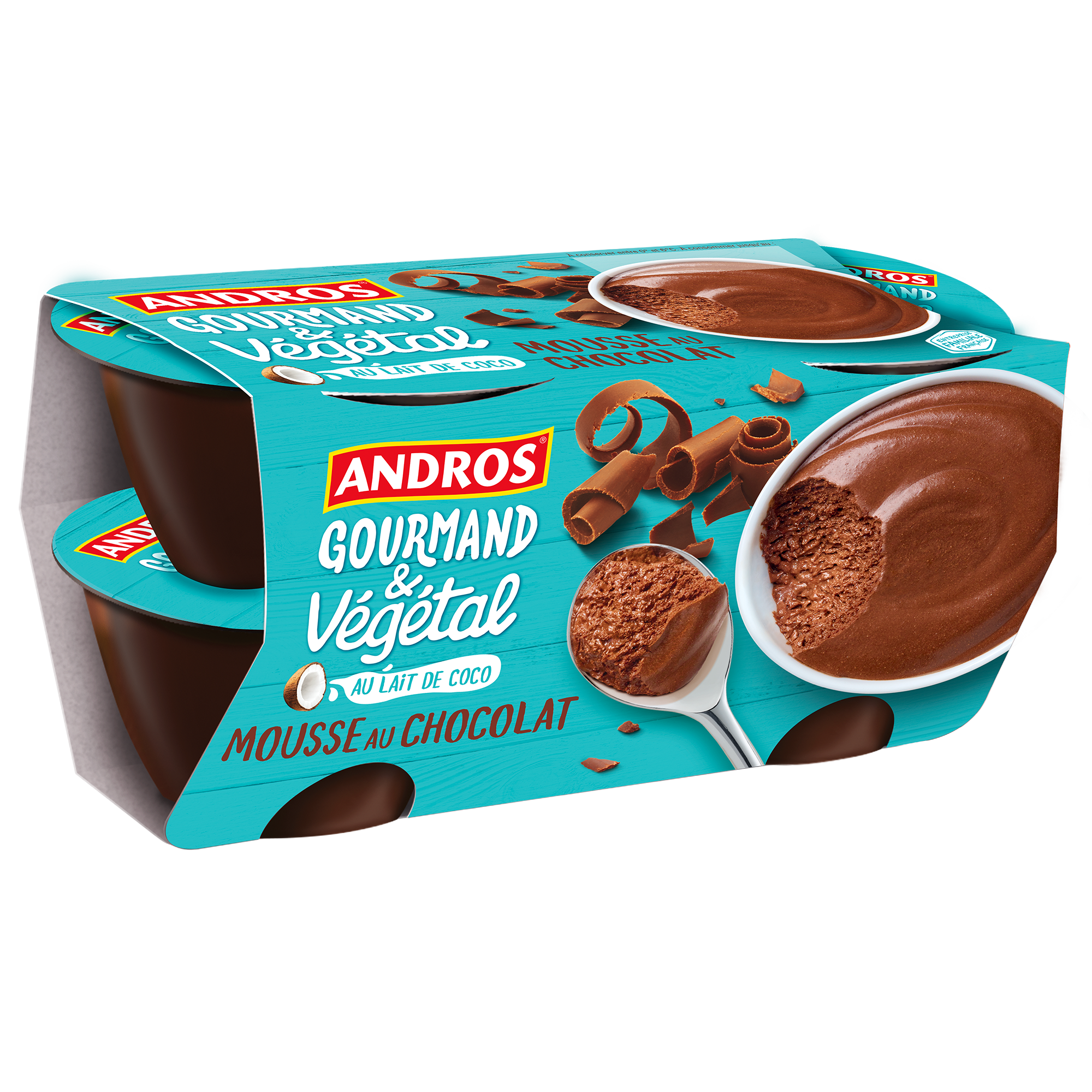 Mousse au chocolat Andros Gourmand & Végétal