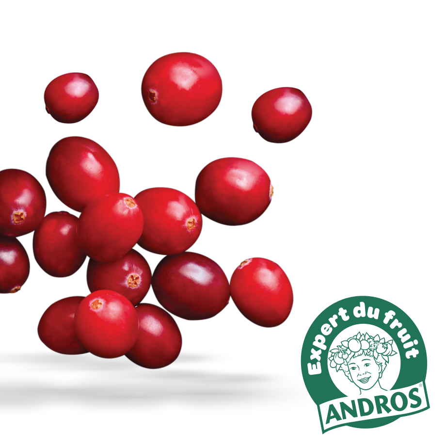 Jus de cranberry frais, Andros (1 L)