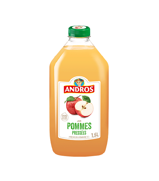 24 compotes de pommes bio ANDROS de 85 g - Achat pas cher