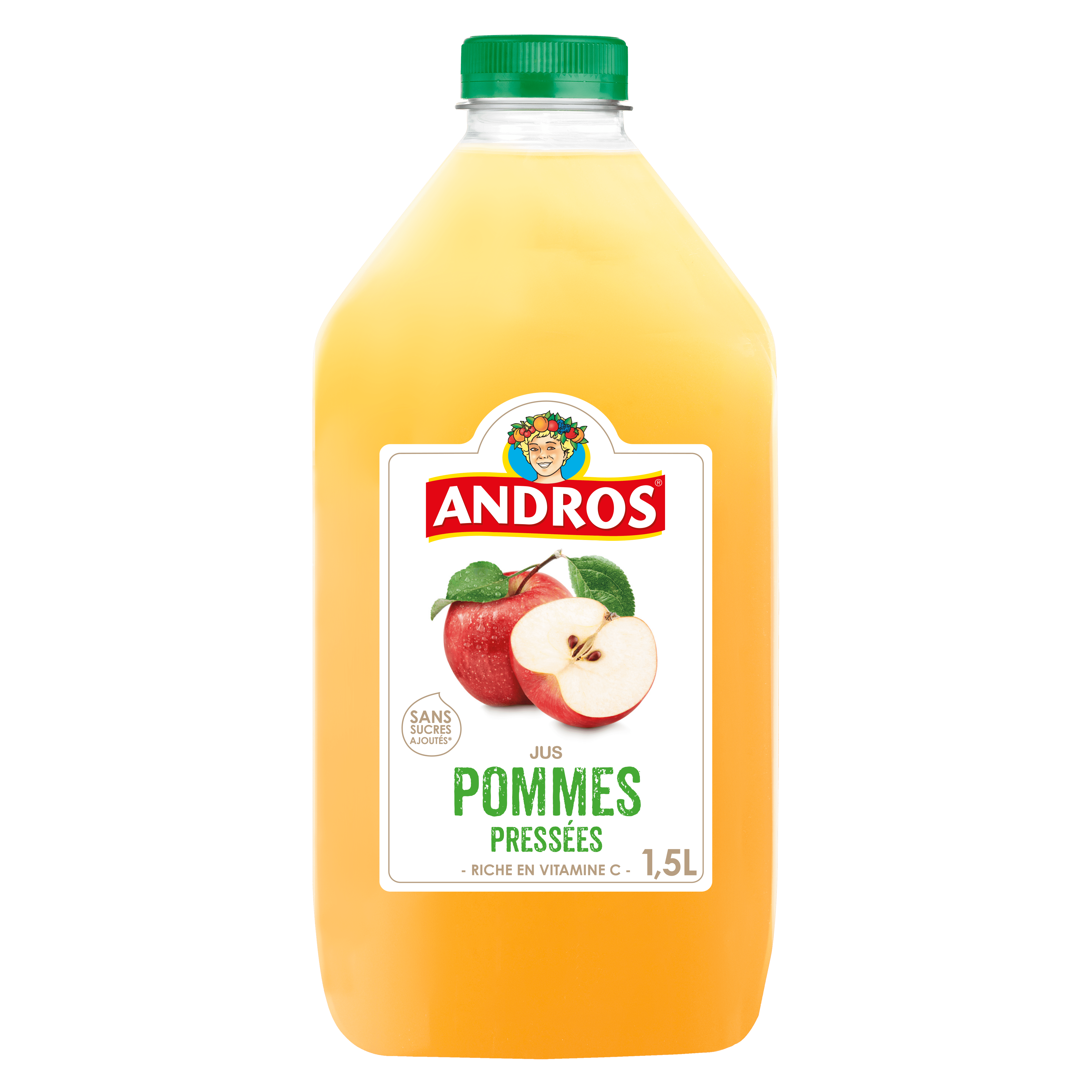 Andros Pur jus de pommes pressées 1,5L