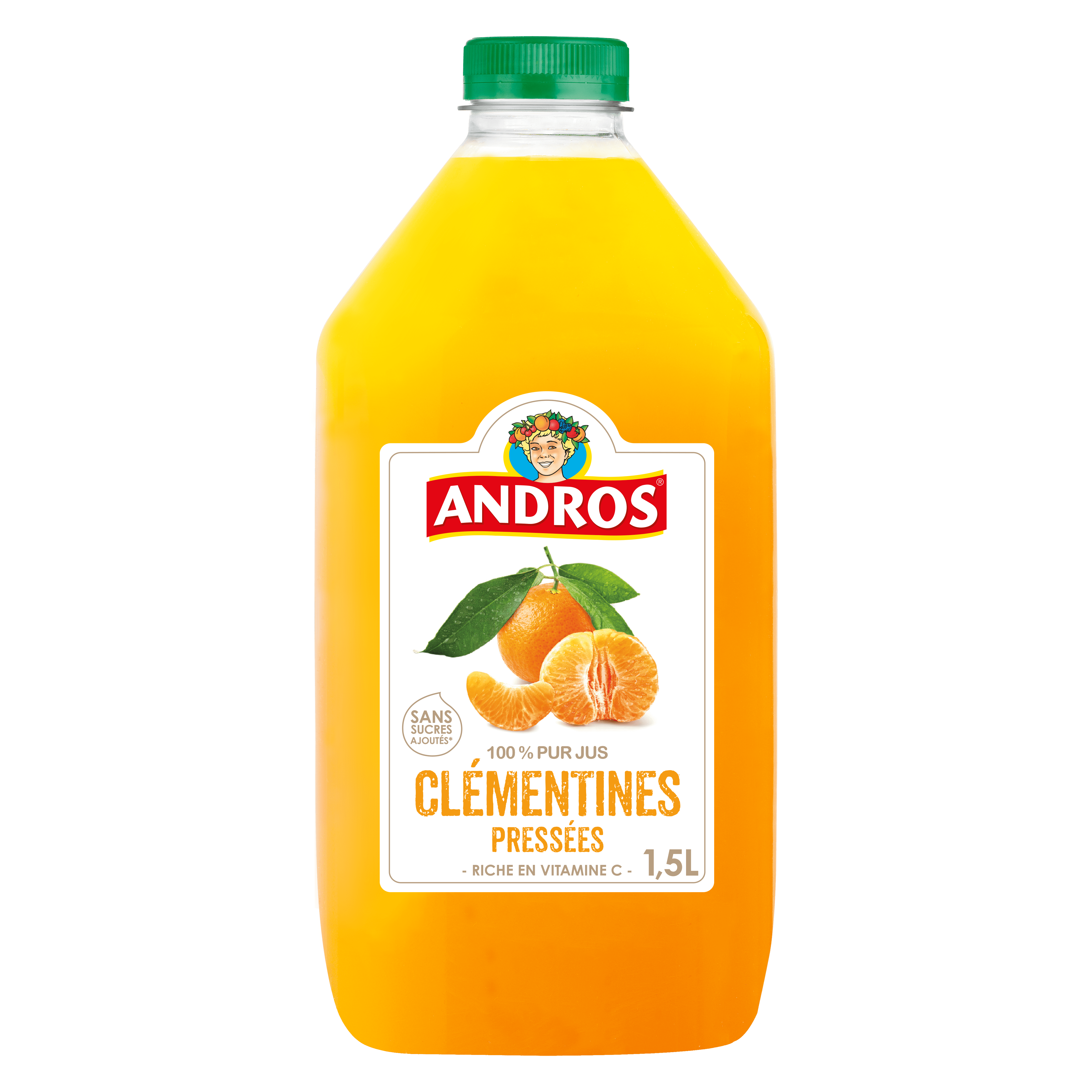 Andros : Pur jus de clémentines 1,5L