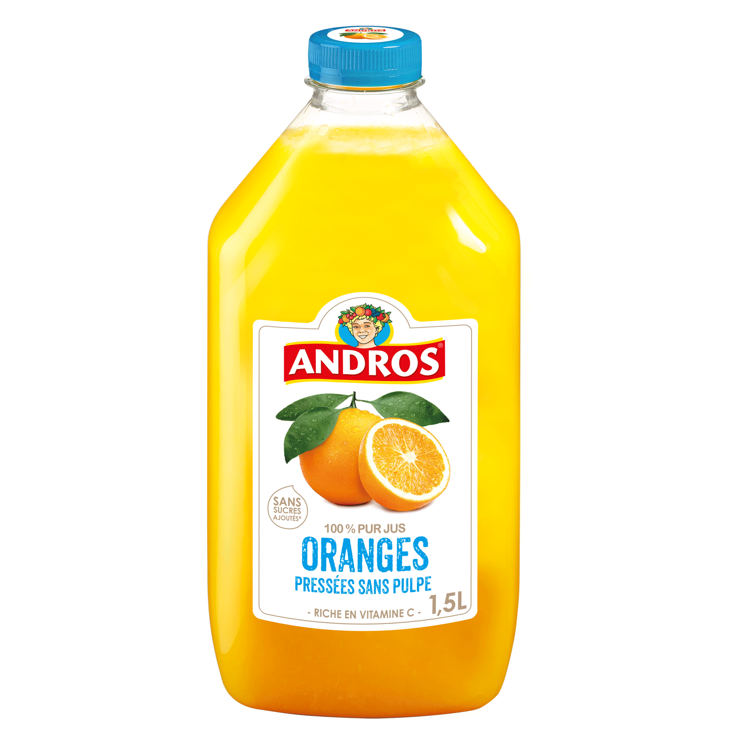 Jus d'orange pur et naturel – Sans pulpe, Non fait de concentré 1.54 L